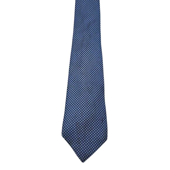 Thomas Pink Neck Tie Handmade Luxury 100% Silk Blue Men Jermyn Street London - Picture 1 of 9